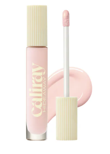 Another one of the best non-toxic concealers, Caliray Hideaway Concealer for brightening, hydrating, and correcting under-eye area.